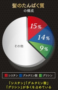 髪の毛の構成成分