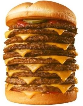 ファ－ストフォードの食べ過ぎ